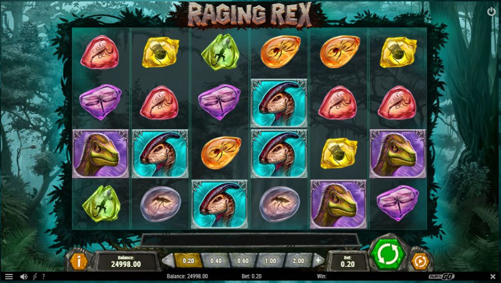Игровые аппараты «Raging Rex» от Play'n GO и Drip Сasino